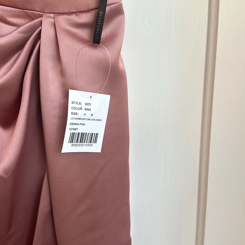 cowl neck draped maxi dress - Picture 2 of 3